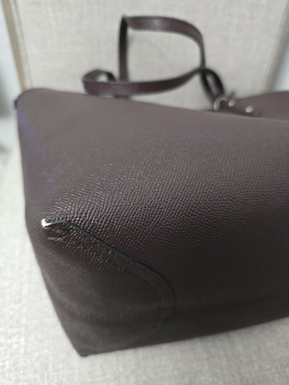 EUC Coach Reversible City Tote Bag – Burgundy & Pink Plaid - Picture 14 of 16